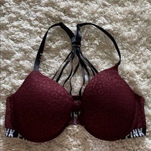 Pink Push up bra